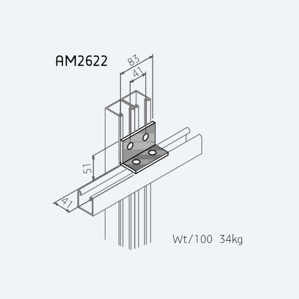 AM2622 drawing