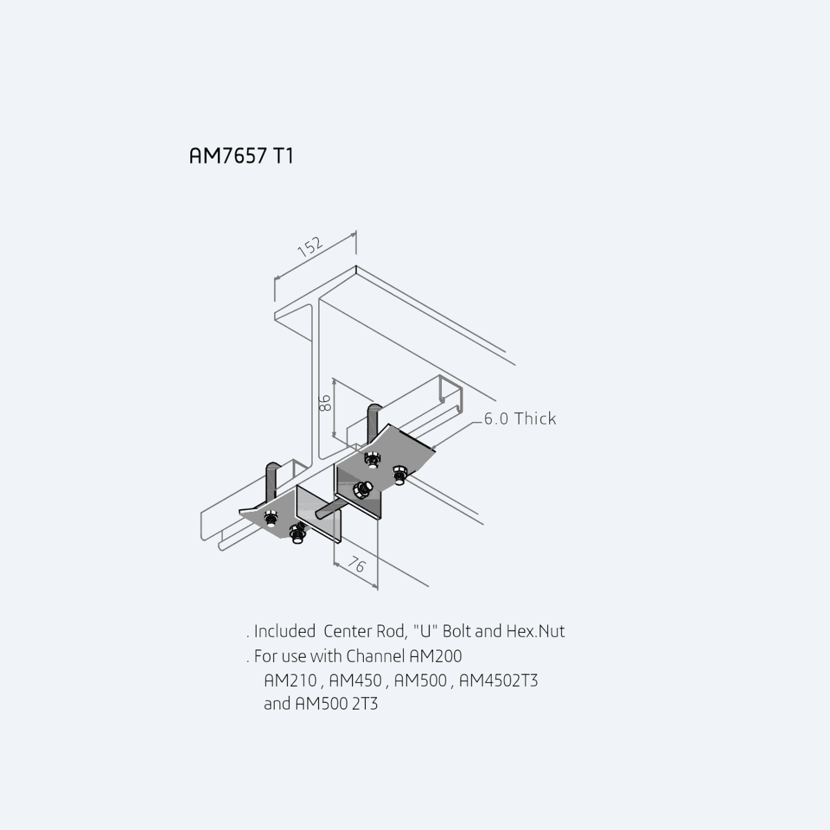 AM7657 T1 drawing