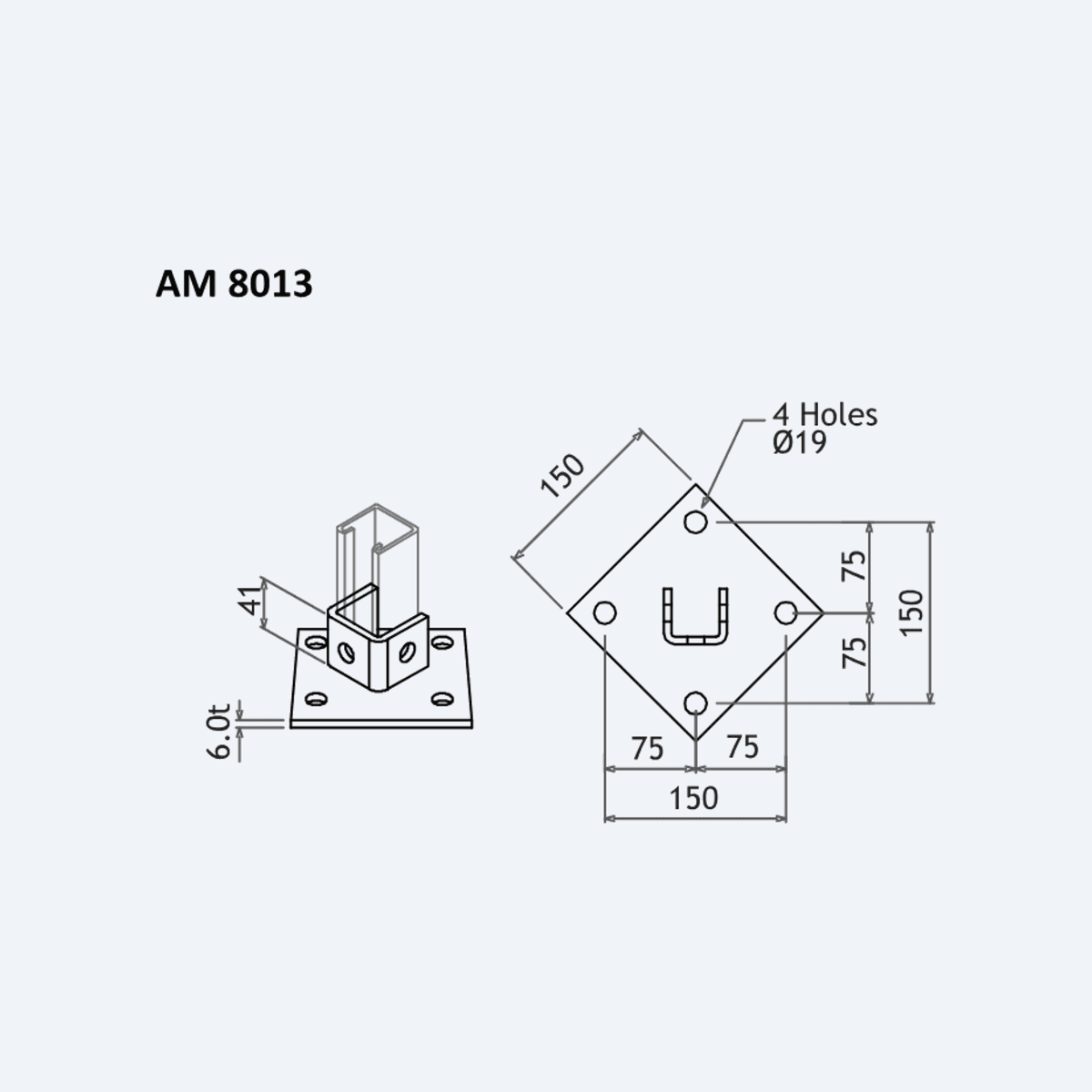 AM8013 drawing