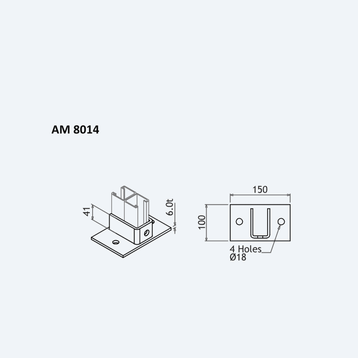 AM8014 drawing