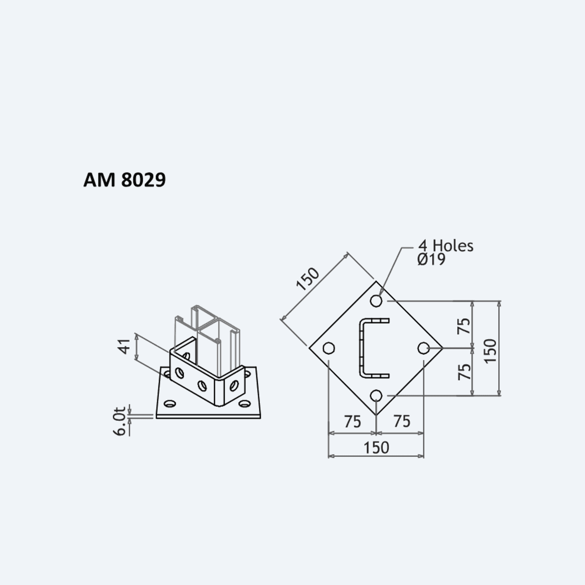 AM8029 drawing