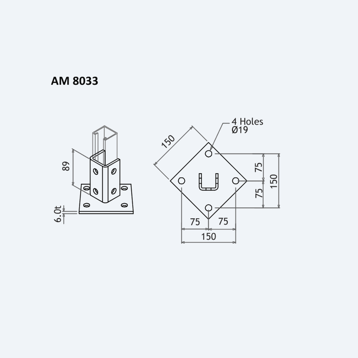 AM8033 drawing