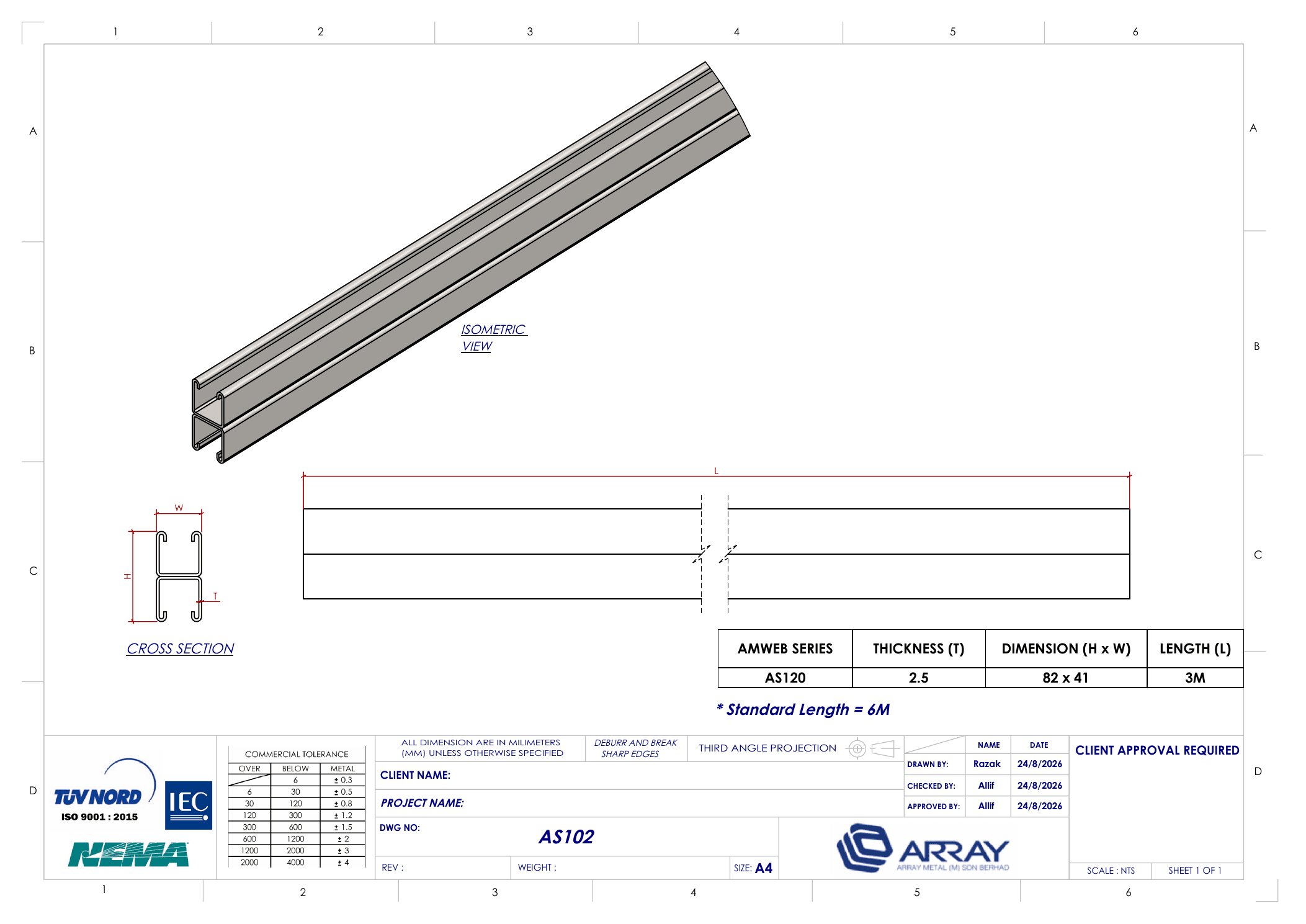 AS Strut Channel