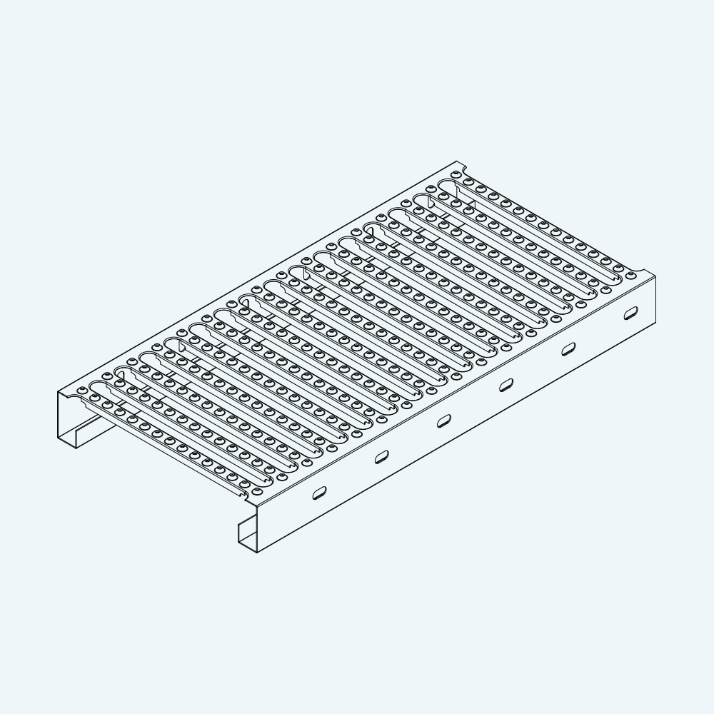 Mezzanine grating