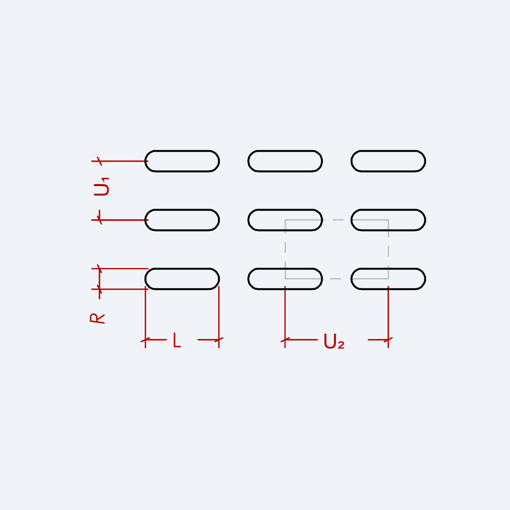 LR-U perforation diagram